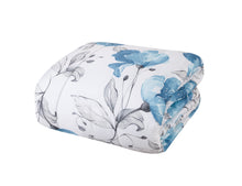 Load image into Gallery viewer, Casa Rosso Comforter Set Blue Magnolia QB 210X210CM - 665827