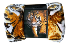 Load image into Gallery viewer, Casa Rosso Mink Blanket QB Tiger On Black 200X240CM - 666020