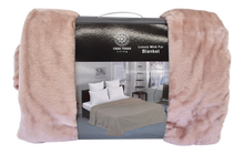 Load image into Gallery viewer, Casa Rosso Mink Blanket QB Champagne 200X240CM - 666738