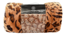 Load image into Gallery viewer, Casa Rosso Mink Blanket QB Leopard Spot Brown 200X240CM - 666741