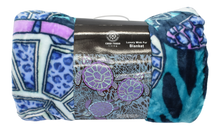 Load image into Gallery viewer, Casa Rosso Mink Blanket DB Turtle Aqua 180X210CM - 666088