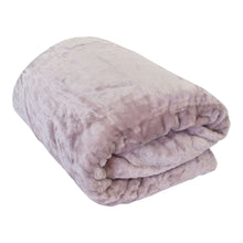 Load image into Gallery viewer, Casa Rosso Mink Blanket QB Mauve 200X240CM - 666090