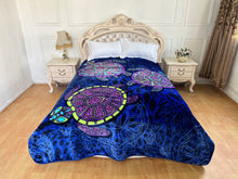 Load image into Gallery viewer, Casa Rosso Mink Blanket QB Turtle Deep Sea 200X240CM - 666091