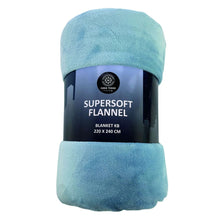 Load image into Gallery viewer, CR Flannel Blanket KB Winter Blue 220X240CM - 666140