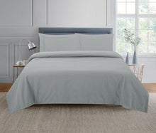 Load image into Gallery viewer, Casa Rosso Micro Flannel Sheet Set Silver Grey SK 290X275CM - 670086