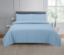 Load image into Gallery viewer, Casa Rosso Micro Flannel Sheet Set Coastal Blue DB 230X265CM - 670072