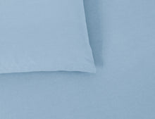Load image into Gallery viewer, Casa Rosso Micro Flannel Sheet Set Coastal Blue QB 240X265CM - 670077