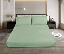 Load image into Gallery viewer, Casa Rosso Melange Combo Sheet Set Sage QB - 670115