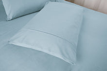 Load image into Gallery viewer, Casa Rosso Melange Combo Sheet Set Winter Blue QB - 670121