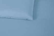 Load image into Gallery viewer, Casa Rosso Thermal Flannel Sheet Set Coastal Blue KB - 670134
