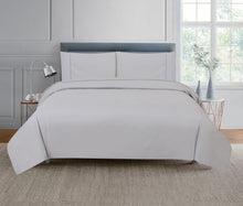 Load image into Gallery viewer, Casa Rosso Thermal Flannel Sheet Set Silver Grey SKB - 670141