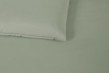Load image into Gallery viewer, Casa Rosso Thermal Flannel Sheet Set Sage SKB - 670144