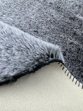 Load image into Gallery viewer, Casa Rosso Lapin Peanut Rug 2Tone Black/Grey 60X180CM - 985309