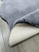 Load image into Gallery viewer, Casa Rosso Lapin Peanut Rug 2Tone Black/Grey 60X180CM - 985309