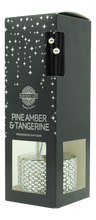 Load image into Gallery viewer, Baroque Life Diffuser 100ML Silver Weave Round Pine Amber &amp; Tangerine - 005017
