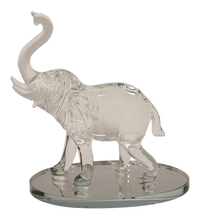 Load image into Gallery viewer, Elephant Glass on Mirror Small 15X13CM - 025032
