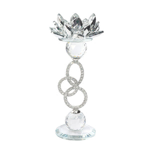 Crystal Lotus on Diamonte Stem 29CM - 025135