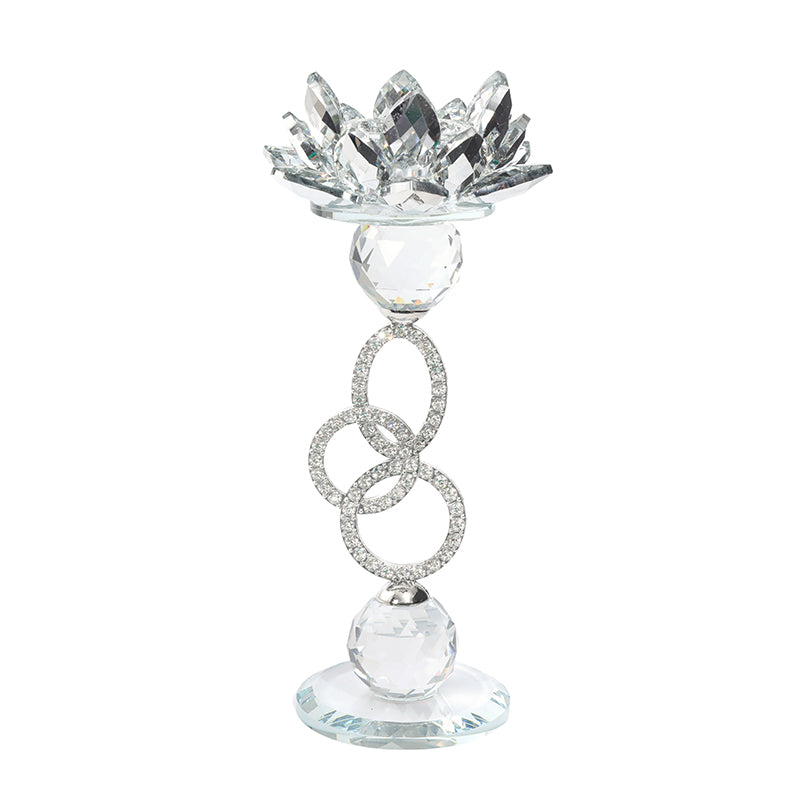 Crystal Lotus on Diamonte Stem 29CM - 025135