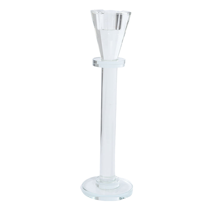 Crystal Modern Round Candlestick 28CM- 025142