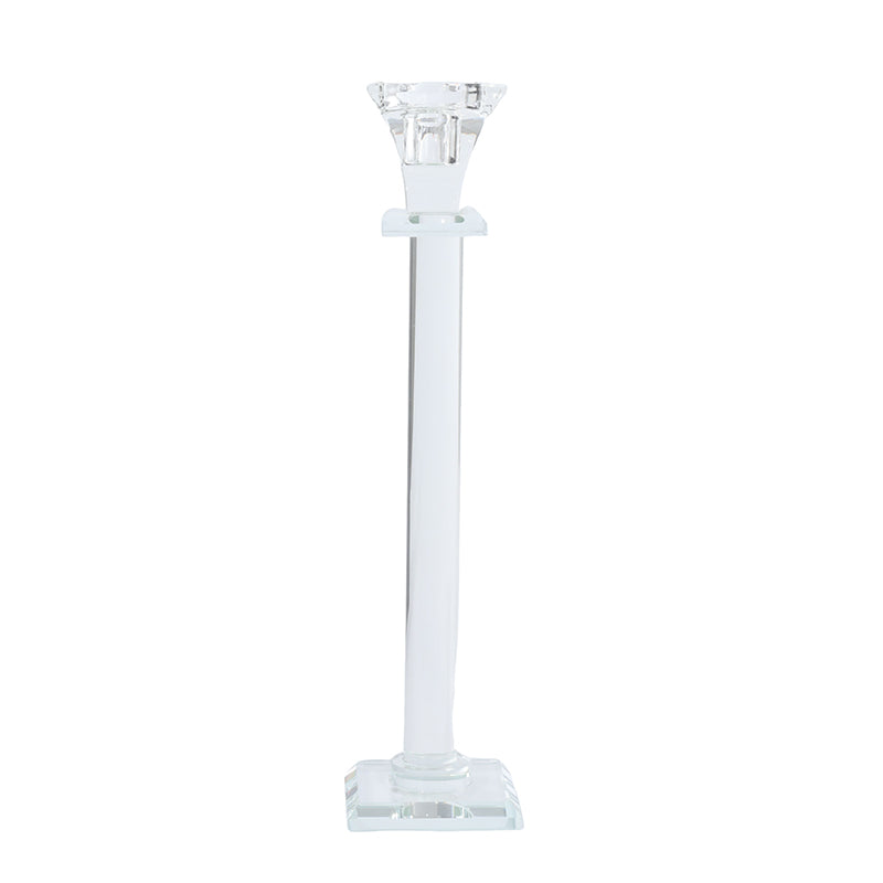 Crystal Modern Square Candlestick 30CM - 025144