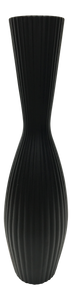 Vase Ceramic Bulb Black 74CM - 030015