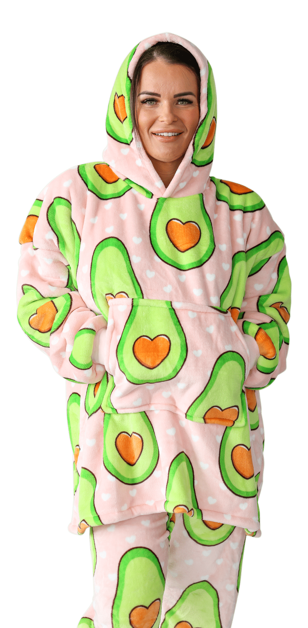 Casa Rosso Panda Avocado Hoodie - 036004