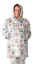 Load image into Gallery viewer, Casa Rosso Panda Llama Hoodie - 036201
