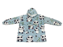 Load image into Gallery viewer, Casa Rosso Panda Cute Blue Panda Hoodie - 036203
