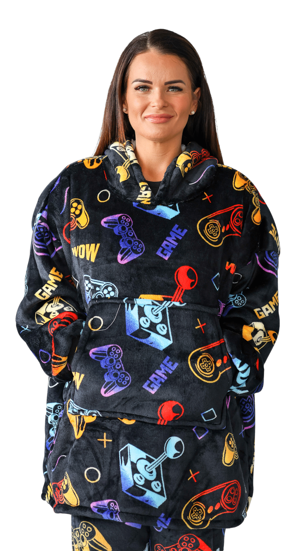 Casa Rosso Panda Black Gamer Hoodie - 036204