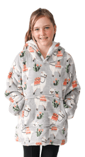 Load image into Gallery viewer, Casa Rosso Panda Llama Kid Hoodie - 036215
