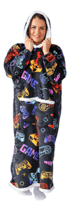 Casa Rosso Panda Black Gamer Jumbo Hoodie - 036223
