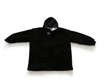 Load image into Gallery viewer, Casa Rosso Flannel+Sherpa Hoodie Black - 036229
