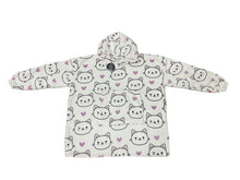 Load image into Gallery viewer, Casa Rosso Panda Kitty Whiskers Hoodie - 036259
