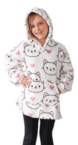 Casa Rosso Panda Kitty Whiskers Kid Hoodie - 036267