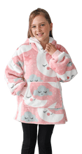Load image into Gallery viewer, Casa Rosso Panda Moon &amp; Cloud Kid Hoodie - 036270
