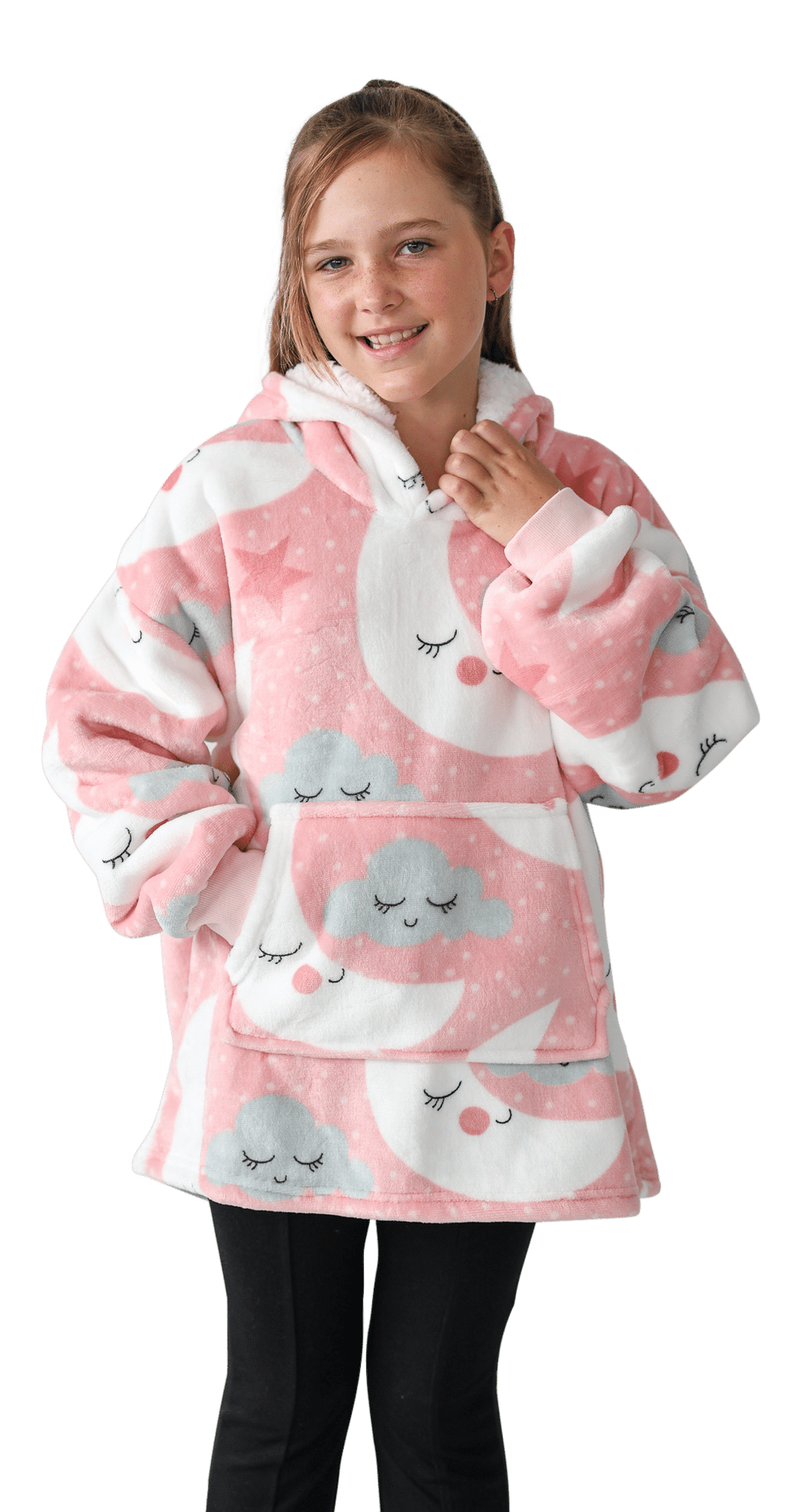 Casa Rosso Panda Moon & Cloud Kid Hoodie - 036270