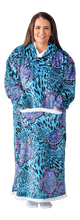 Load image into Gallery viewer, Casa Rosso Panda Aqua Turtle Jumbo Hoodie - 036273
