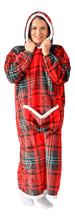 Load image into Gallery viewer, Casa Rosso Panda Flanno Jumbo Hoodie - 036275
