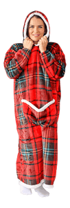 Casa Rosso Panda Flanno Jumbo Hoodie - 036275