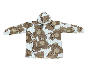 Casa Rosso Panda Teddys Multi Hoodie - 036314