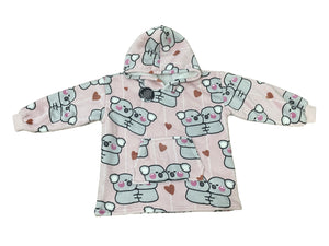 Casa Rosso Panda Koalas Kiss Kid Hoodie - 036323
