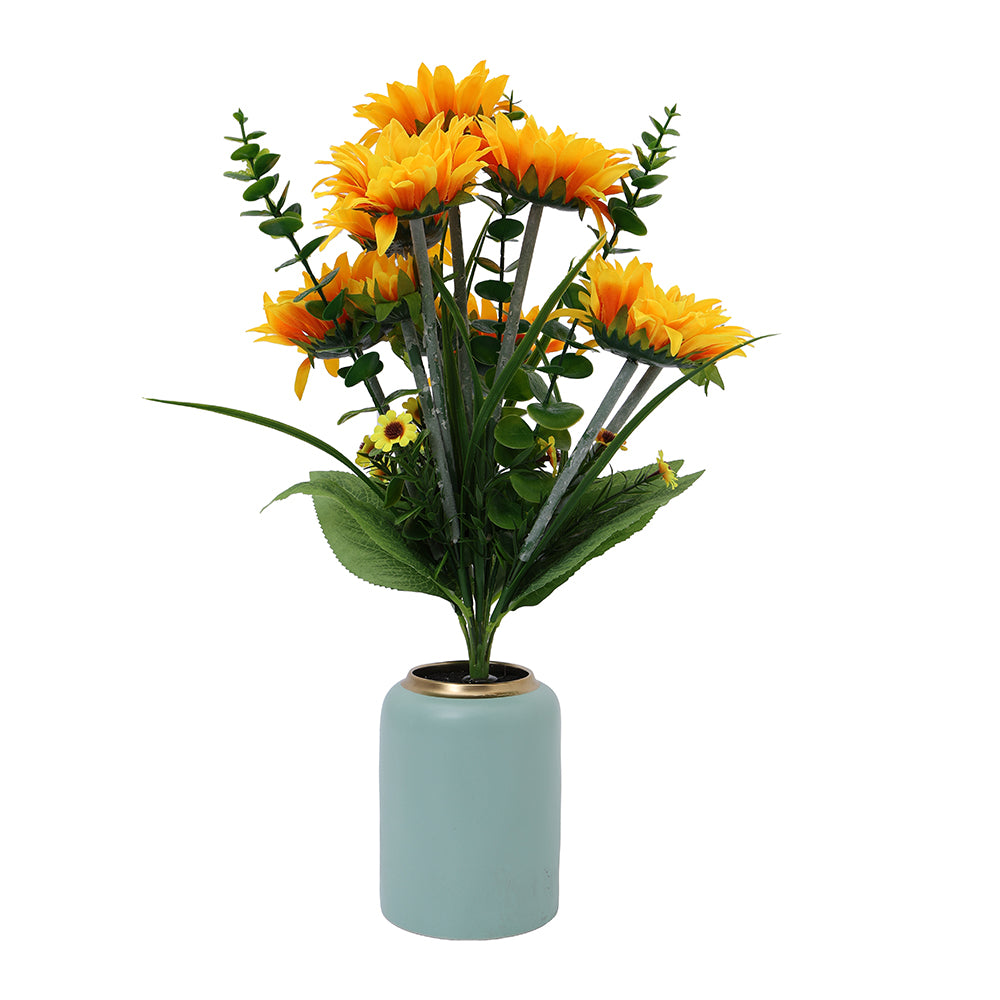 Flower Bunch Yellow 48CM - 056663