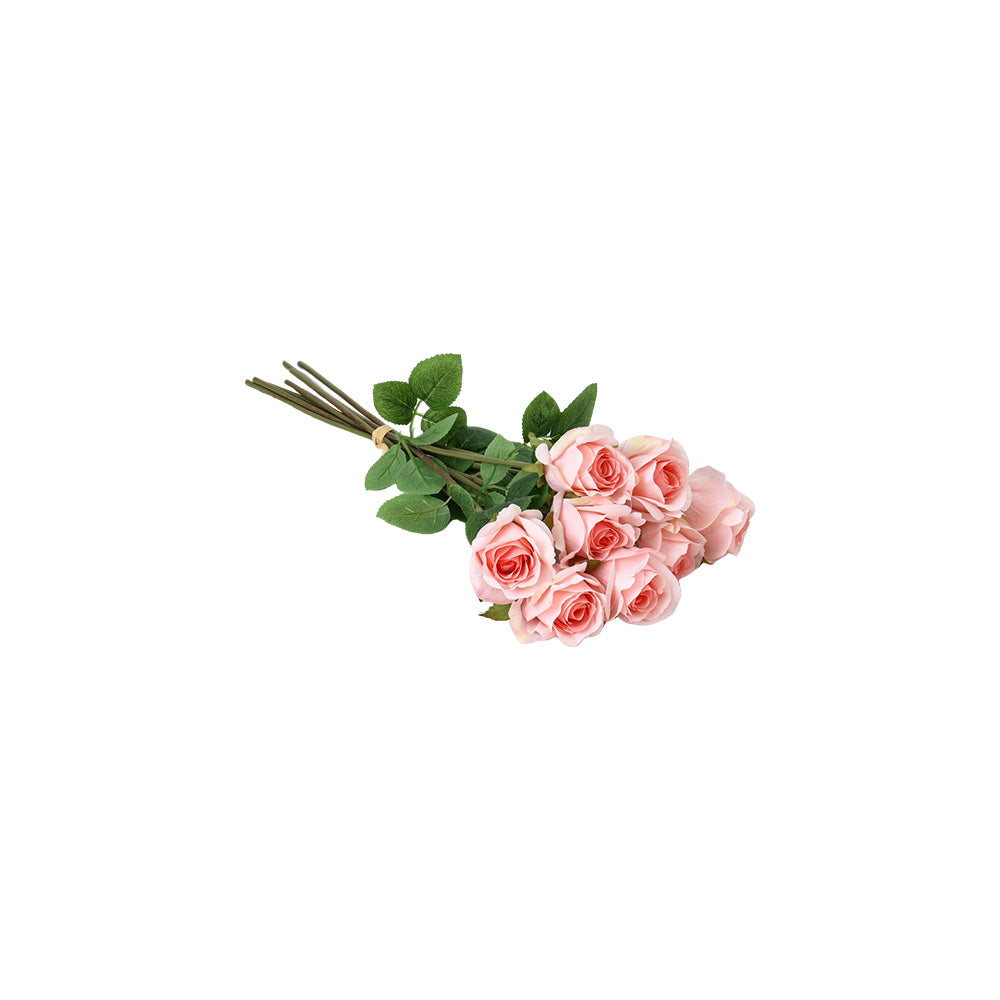 Rose Bunch Long Stem Pink 50CM - 056851