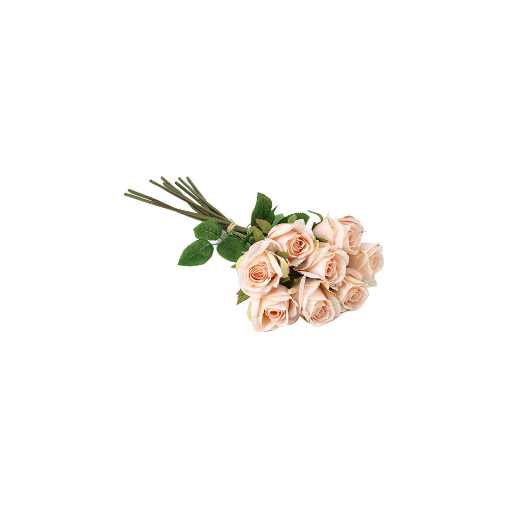 Rose Bunch Long Stem Blush 50CM - 056861