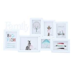 Collage Frame Family White 70X40CM - 221020