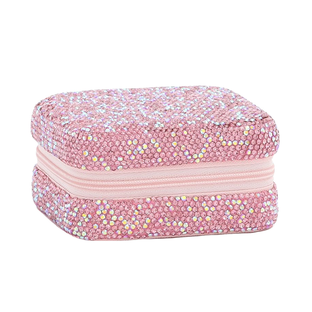 Jewel Box Diamonte with Zip Pink - 238131