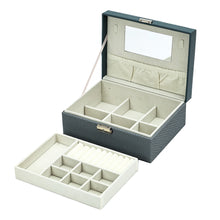 Load image into Gallery viewer, Jewel Box Rectangle Navy 23X17X9CM - 238182
