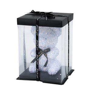 Bear Glitter Silver 25CM - 270029