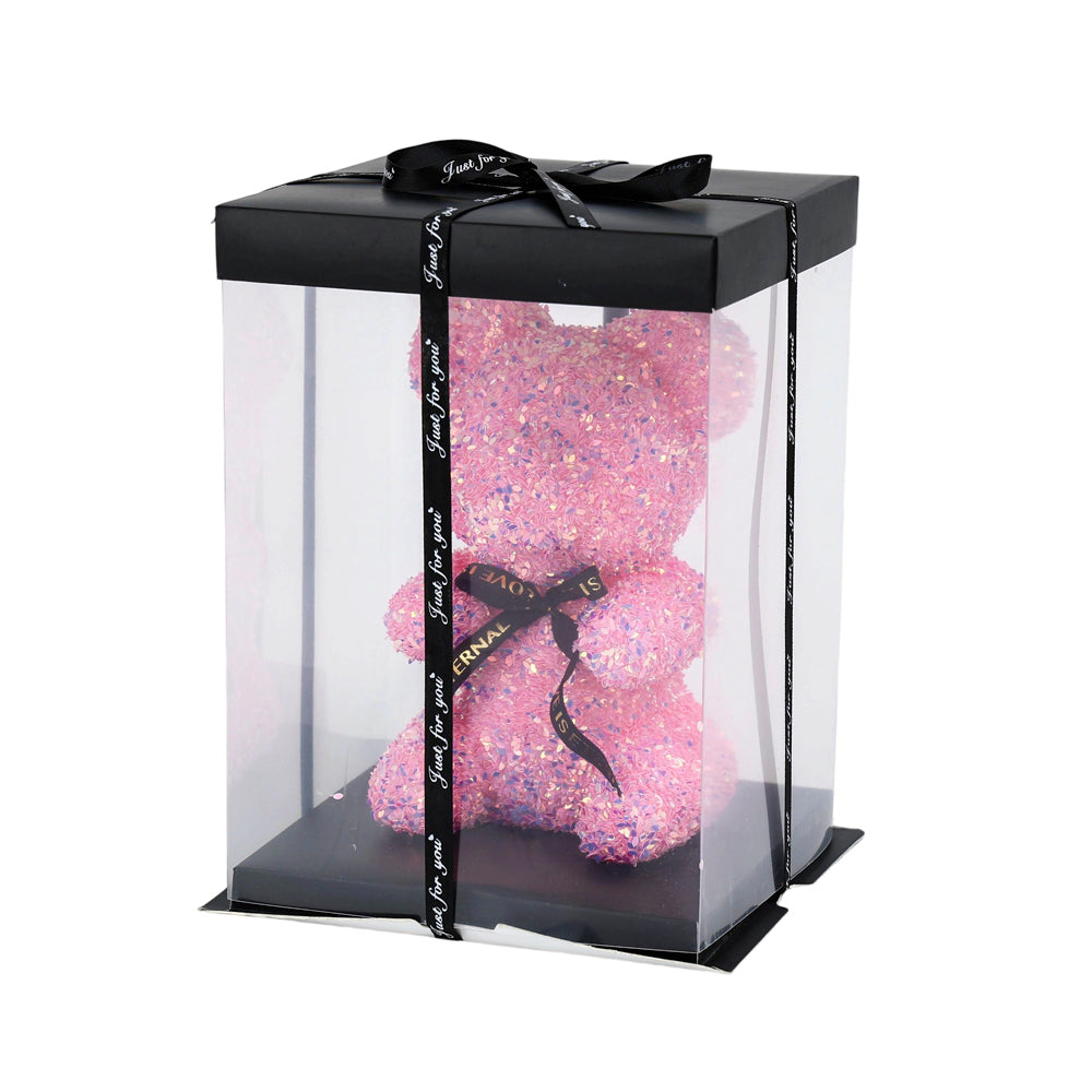 Bear Glitter Pink 25CM - 270030