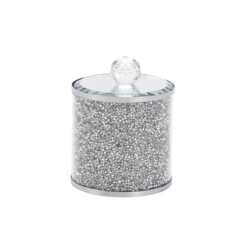 Bathroom Jar Silver Crush Bath Salts XL 13X10CM - 280023